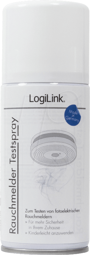 LOGILINK RP0011 - Prüf-Spray für optische/fotoelektronische Rauchmelder
