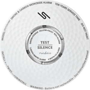 N DTCTCS10WT - Rauch- und Kohlenmonoxidmelder